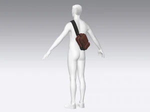 Messenger bag 3D Model