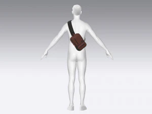 Messenger bag 3D Model