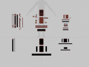 Messenger bag Modelo 3D