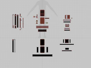 Messenger bag 3D Model