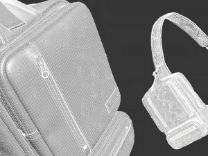 Messenger bag 3D Model