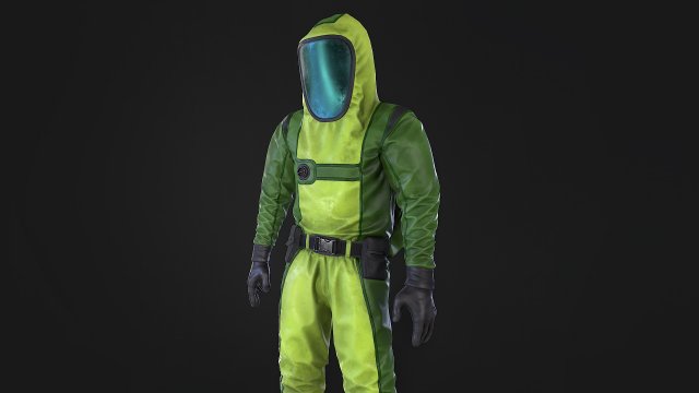Chemical Protection 3D Model .c4d .max .obj .3ds .fbx .stl .blend 