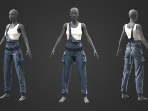 Female outfit 2 3Dモデル
