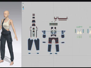 Female outfit 2 3D Model