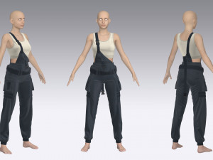 Female outfit 2 3Dモデル