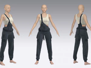 Female outfit 2 3D Model