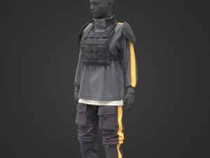 Tactical set 1 3D-Modell