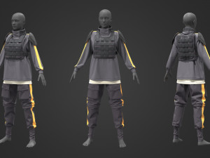Tactical set 1 Modello 3D