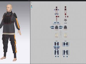 Tactical set 1 Modello 3D
