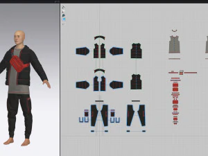 Insieme urbano 5 Modello 3D