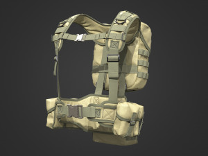 Tactical equipment 3D Модель