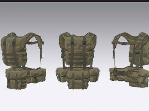 Tactical equipment 3D Модель