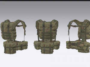 Equipamento t&aacute;tico Modelo 3D