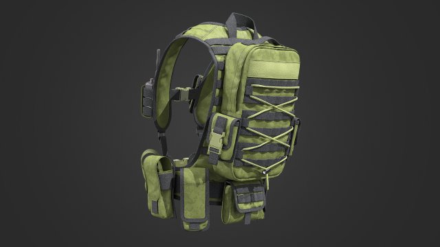 Tactical equipment 2 Modelo 3D .c4d .max .obj .3ds .fbx .stl .blend 
