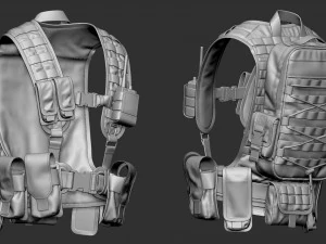Tactical equipment 2 3D Model