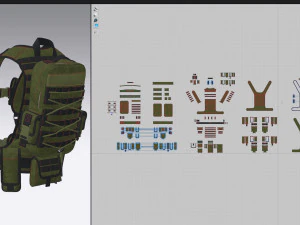 Tactical equipment 2 3D Model