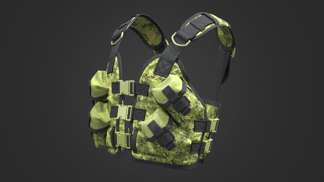Tactical equipment 3 3D 模型 .c4d .max .obj .3ds .fbx .stl .blend