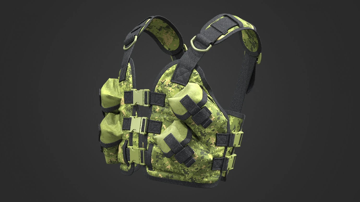 Tactical equipment 3 3D Model .c4d .max .obj .3ds .fbx .stl .blend