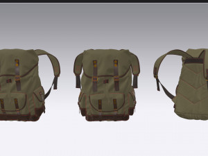Backpack 1 3D Model
