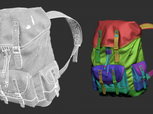 Backpack 1 3D Model
