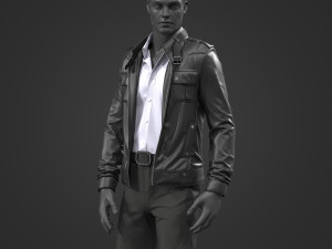 Male outfit 1 3Dモデル
