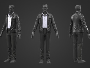 Male outfit 1 Model 3D