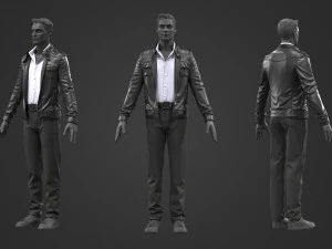 Male outfit 1 3D Model