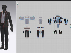 Male outfit 1 Model 3D