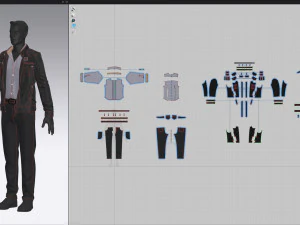 Male outfit 1 3D Model