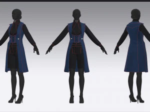 Roupa feminina 4 Modelo 3D