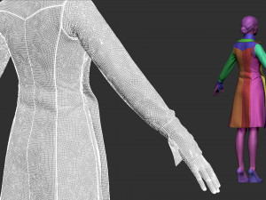 Female outfit 4 Modelo 3D