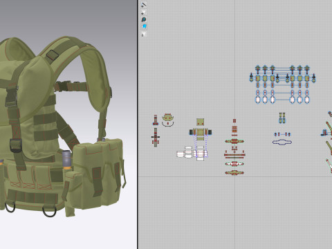 Tactical equipment Modello 3D