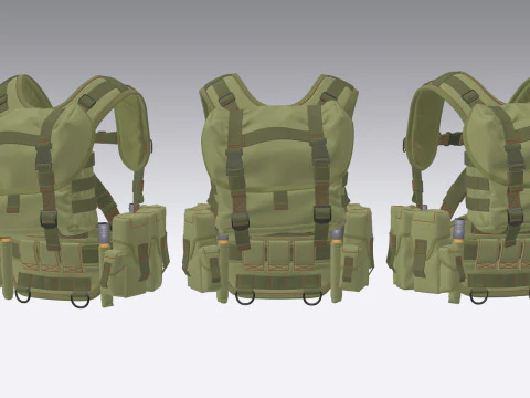 Equipamento t&aacute;tico Modelo 3D