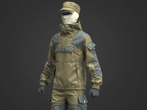 Conjunto t&aacute;tico 3 Modelo 3D