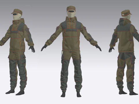 Tactical set 3 3D Model