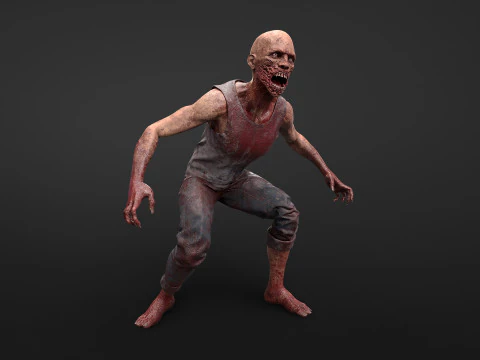 Urban Zombie 3D Model
