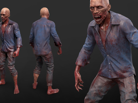 Urban Zombie 3Dモデル
