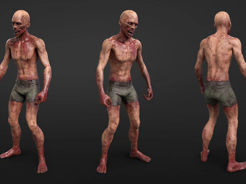 Urban Zombie 3D Model