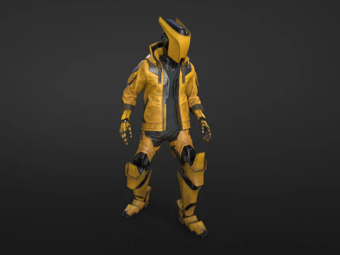 Robot Hornet 3D Model