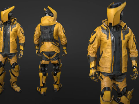 Robot Hornet 3D Model