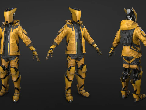 Robot Hornet 3D Model