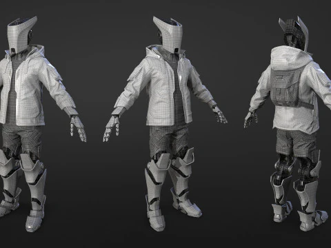 Robot Hornet 3D Model