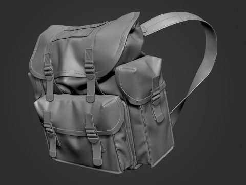 Tactical Backpack - Military Backpack 3D मॉडल