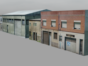 27 European building pack with LOD system Modelo 3D