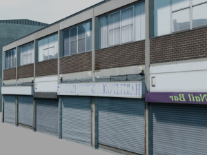 27 European building pack with LOD system Modelo 3D