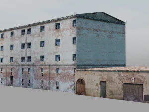 27 European building pack with LOD system 3D Model