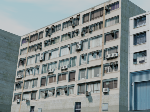 27 European building pack with LOD system Modelo 3D