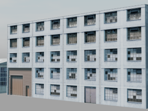 27 European building pack with LOD system Modelo 3D