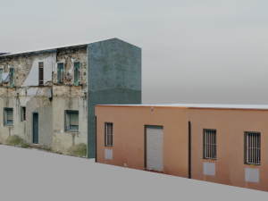 27 European building pack with LOD system Modelo 3D