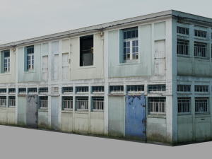27 European building pack with LOD system Modelo 3D